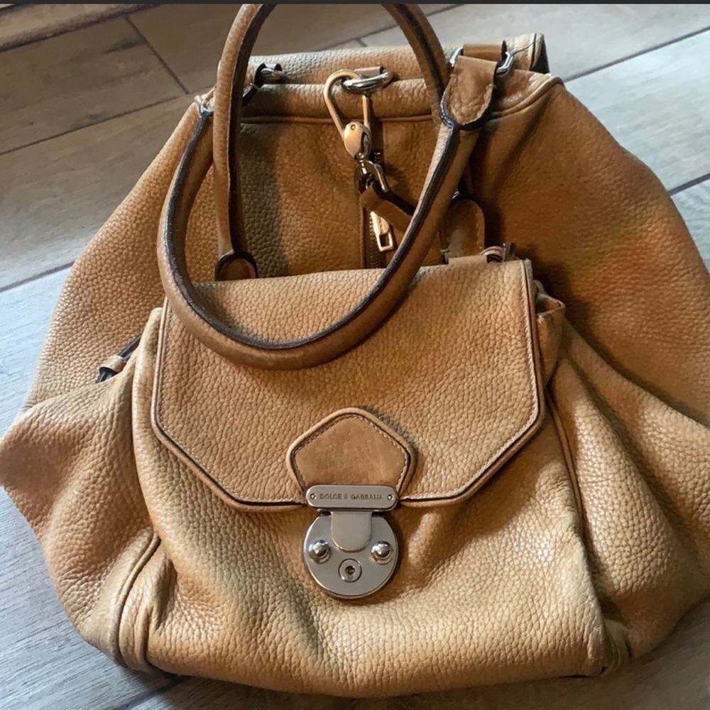 Miss Catch Dolce Gabbana Leather Cowhide Bag